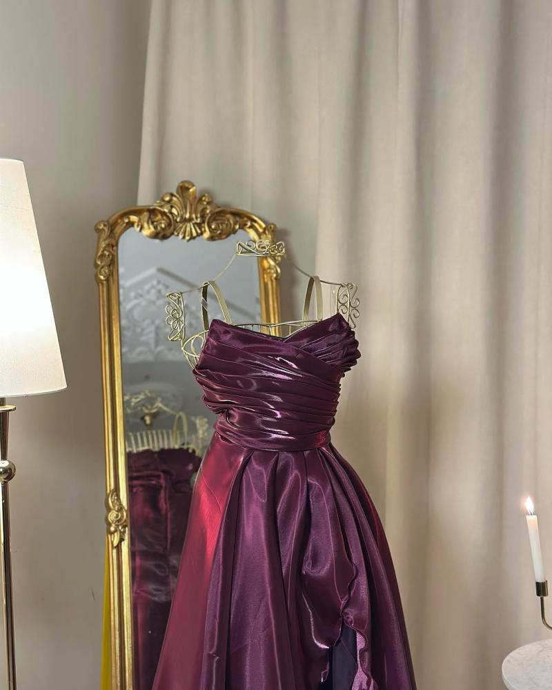 Two-tone shiny dress 5540