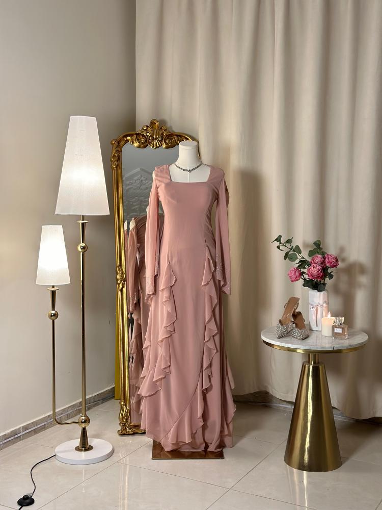 فستان سهرة طويل  4775