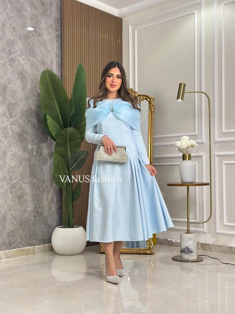 7052 -  فستان سهرة ميدي