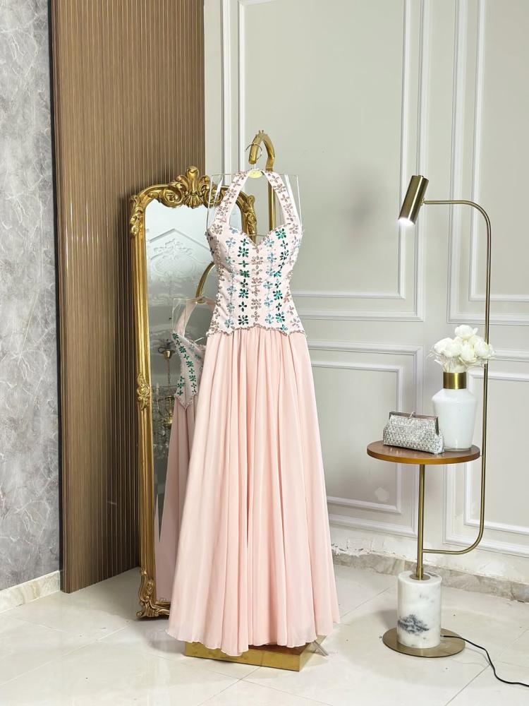 7375-فستان سهره طويل dress