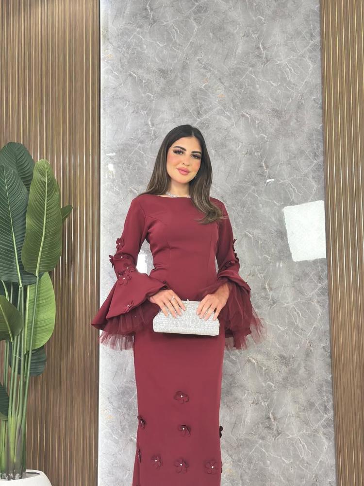 7137 -  فستان سهرة ناعم