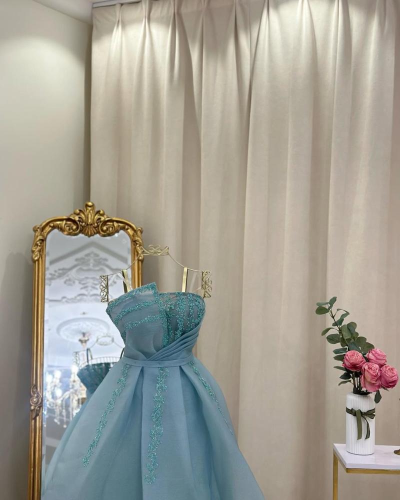 فستان سهرة ميدي  4127