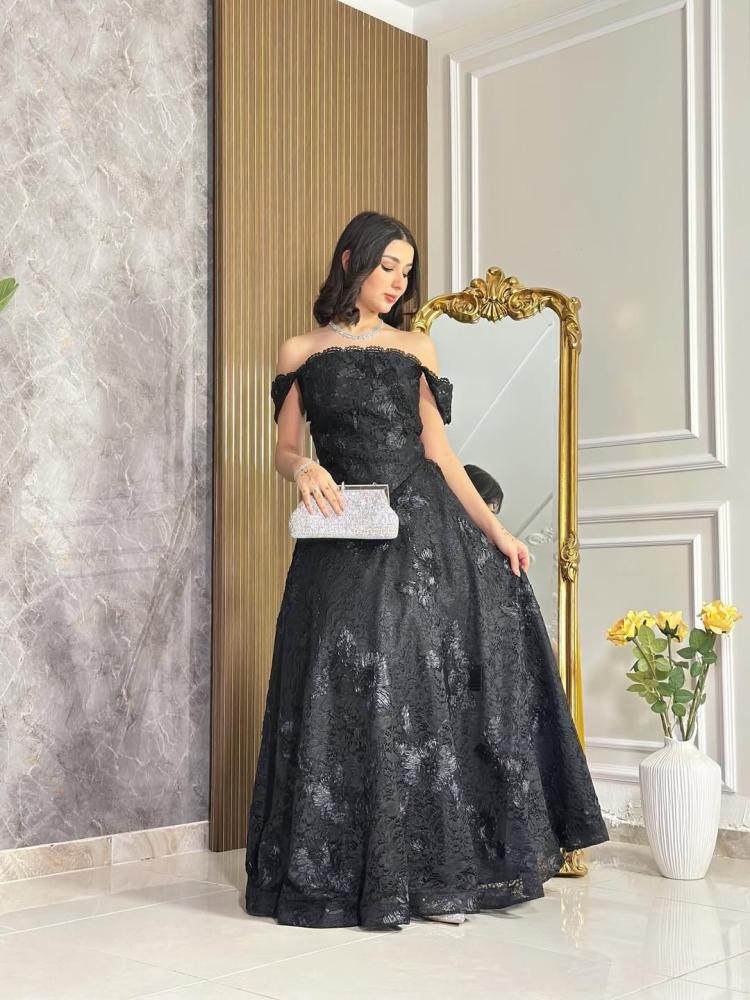 7233 -  فستان سهرة طويل dress