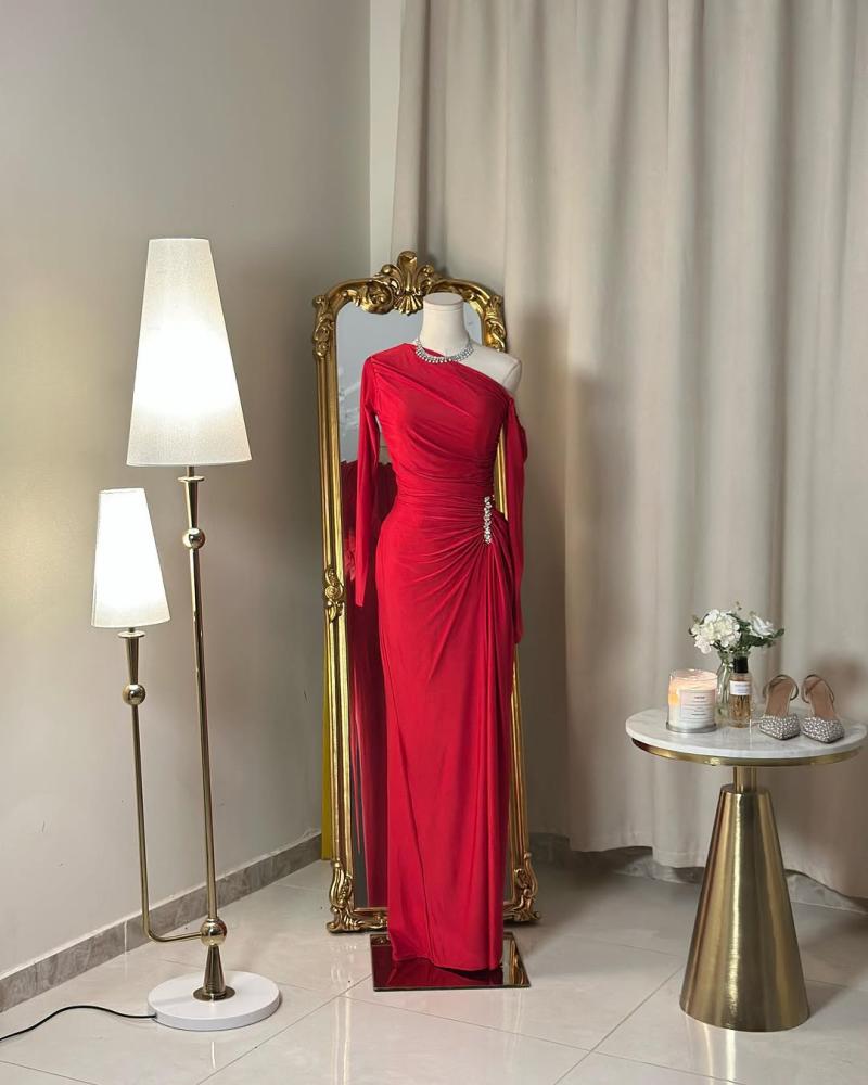 5678 - فستان سهرة طويل (لونين)