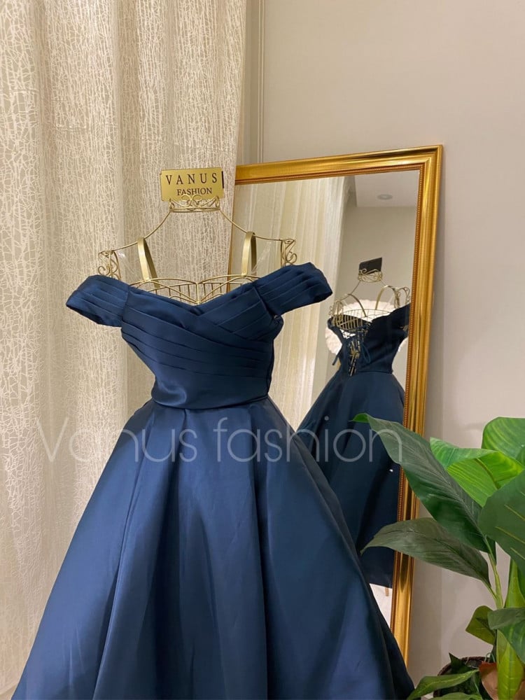 فستان سهرة ميدي( 3 الوان) 3510