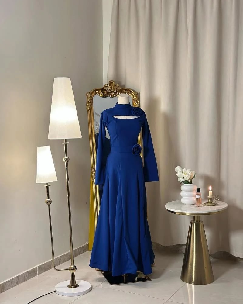 5955-فستان طويل