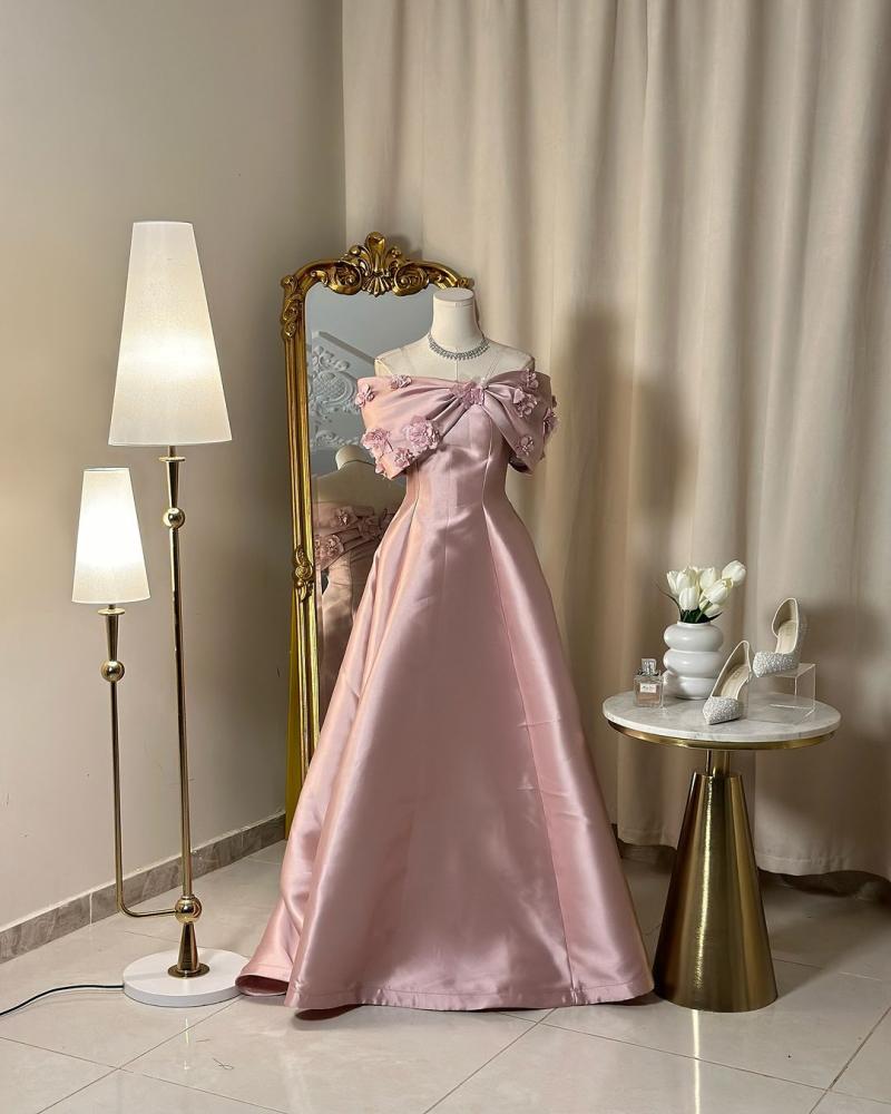 فستان سهرة طويل 5155 ( لونبن )