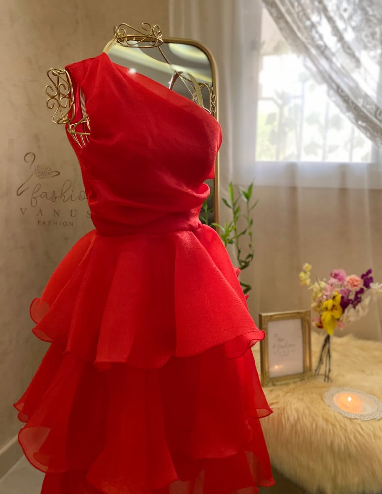 فستان سهرة ميدي 2052