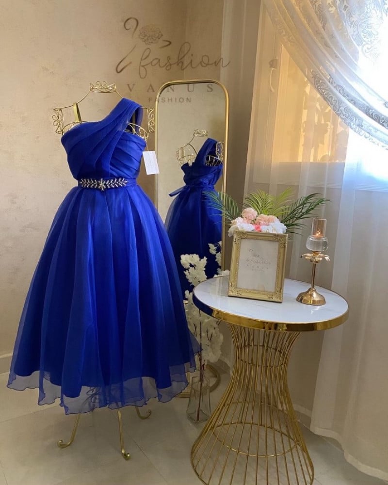 فستان سهرة ميدي 3215