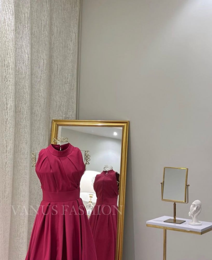 فستان سهرة  ميدي 3779