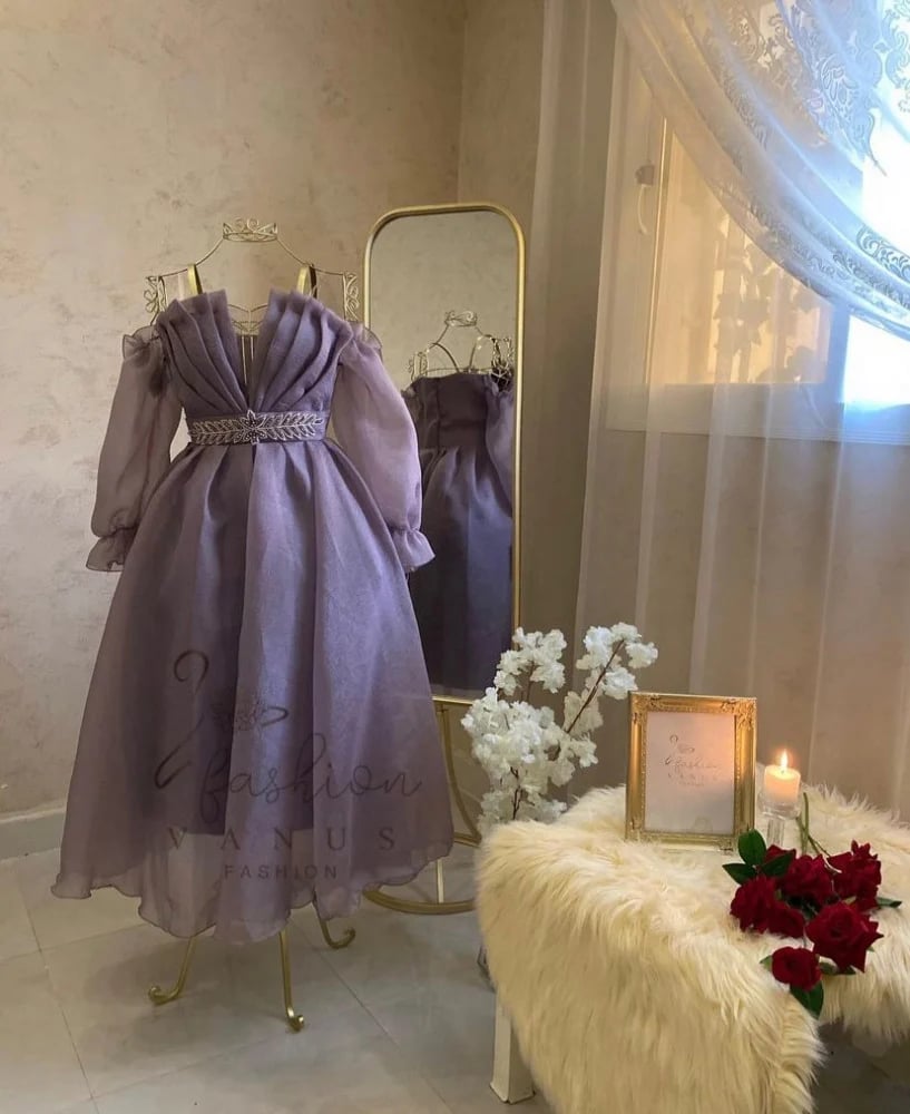 فستان سهرة ميدي موف 3202