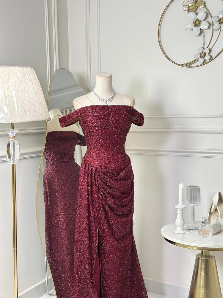 7345-فستان سهره طويل dress