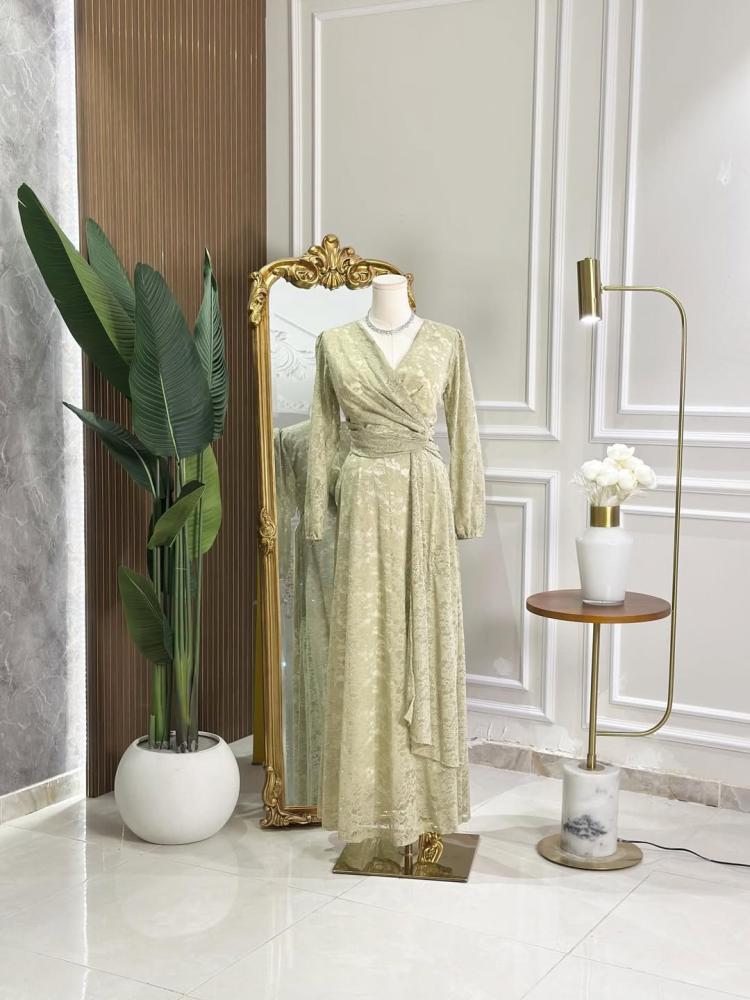 7190 -  فستان سهرة طويل