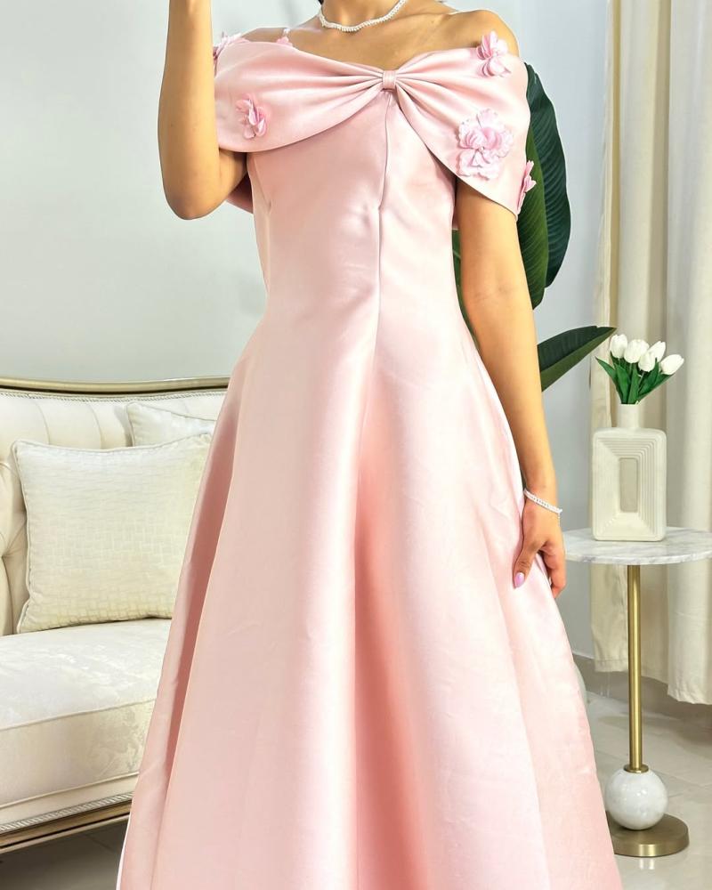 فستان سهرة طويل 5155 ( لونبن )