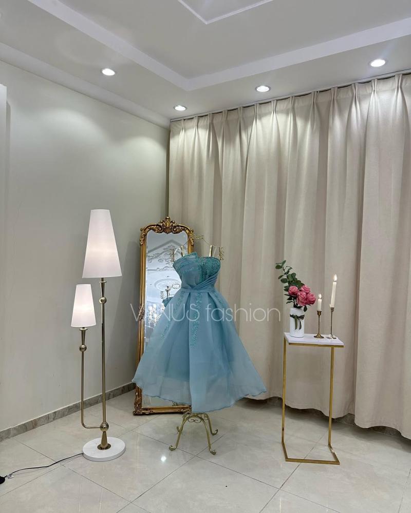 فستان سهرة ميدي  4127
