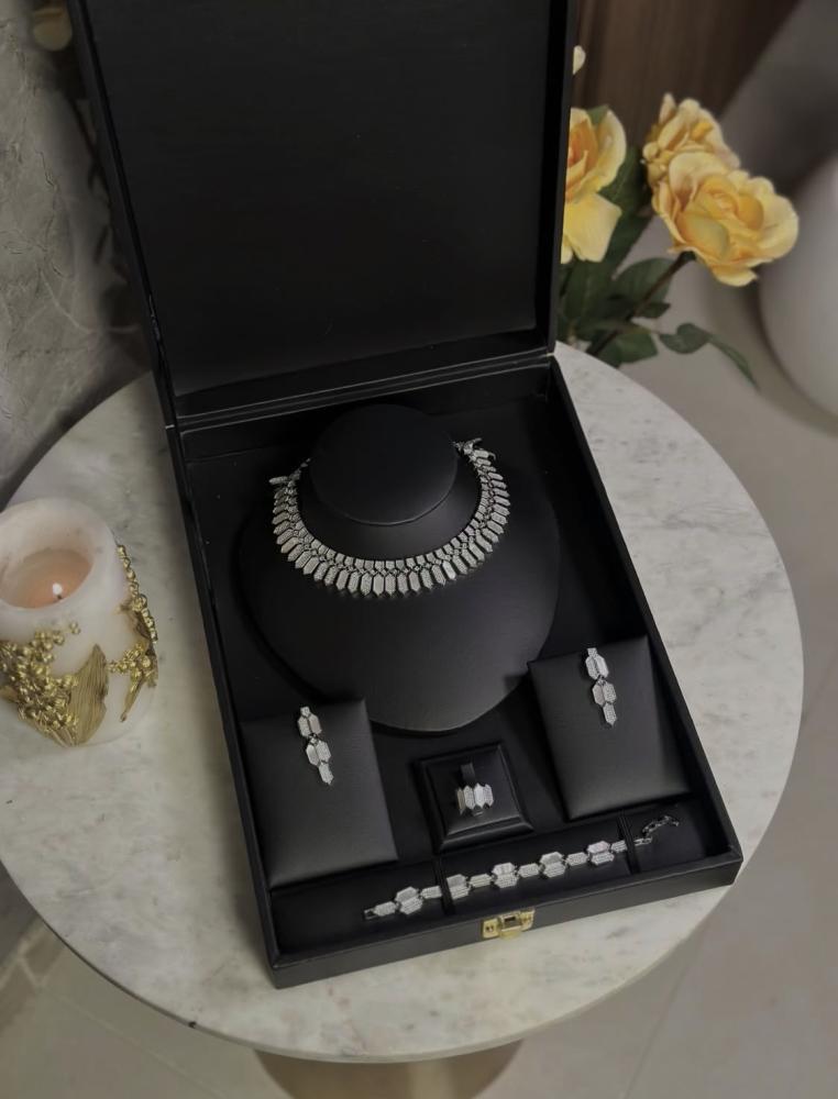 A1639  -  طقم اكسسوار  بتصميم متميز (لونين) accessories