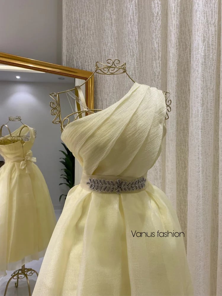 فستان ناعم ميدي ( 2 لونين ) 3418