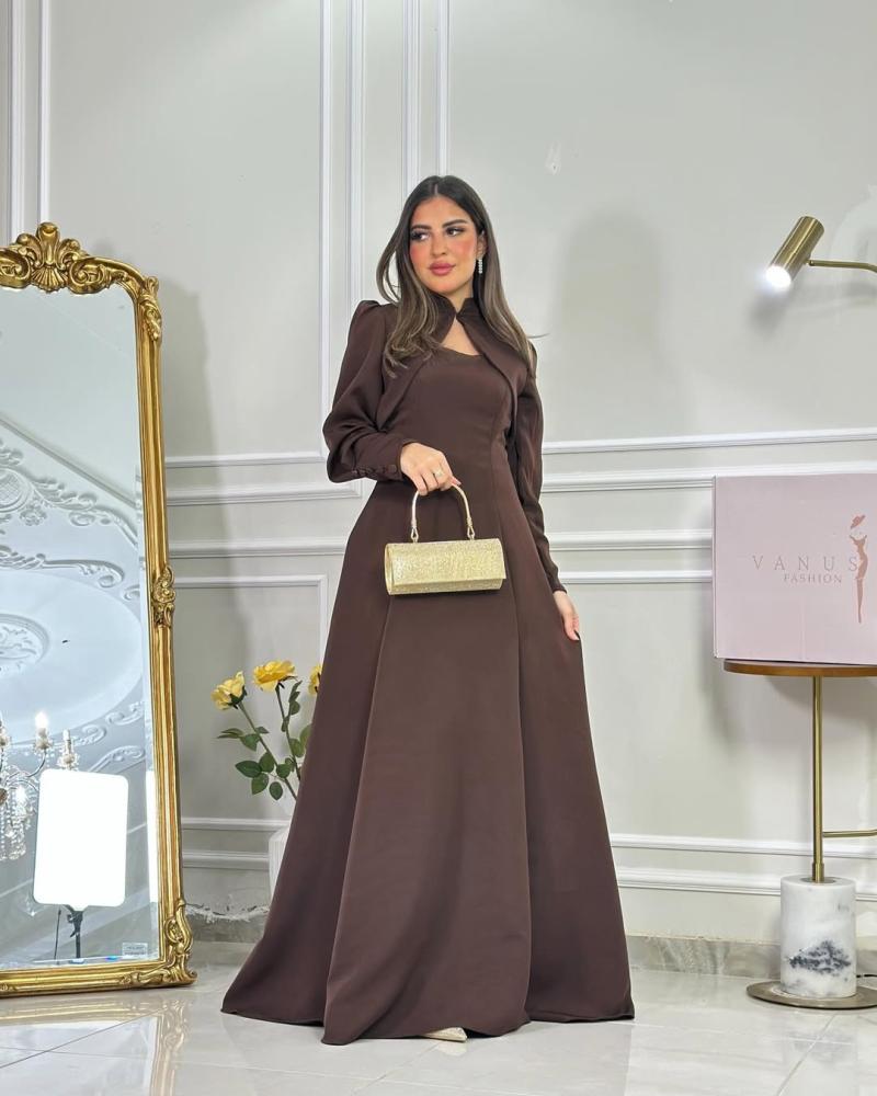 7144 -  فستان سهرة طويل