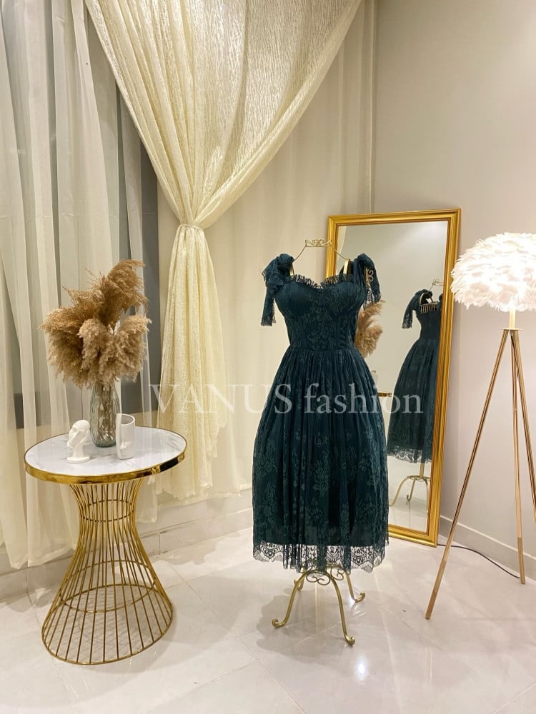 فستان سهرة ميدي 3808