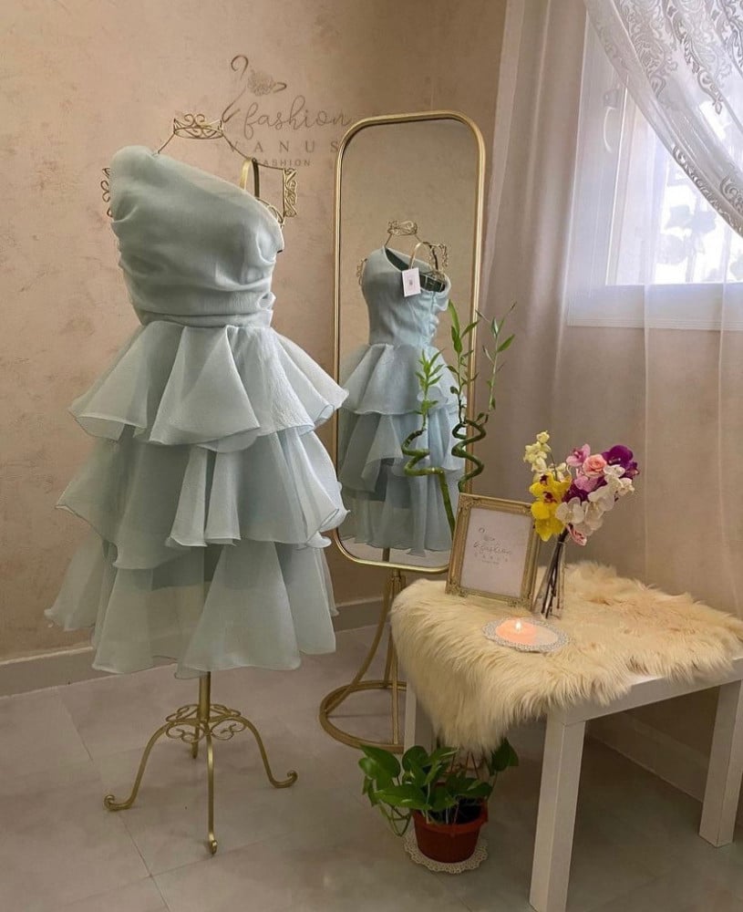 فستان سهرة ميدي 2051