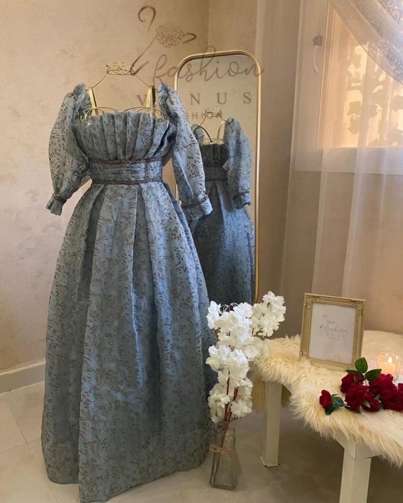 فستان سهرة طويل 3201