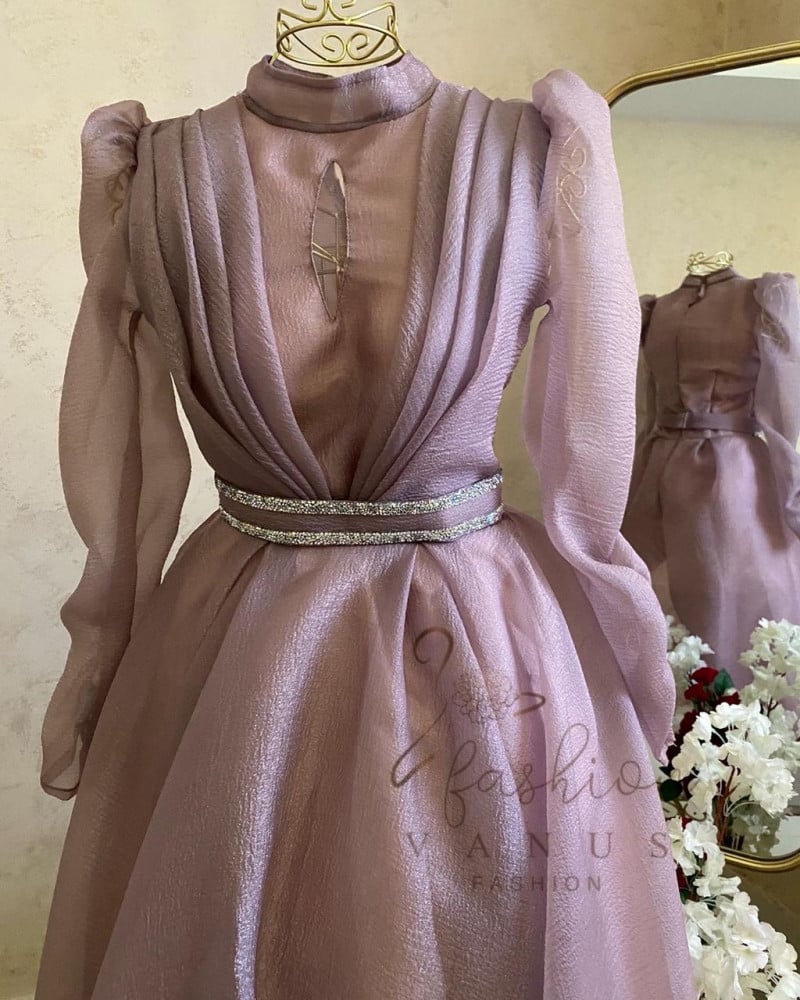 فستان سهرة ميدي موف 3081