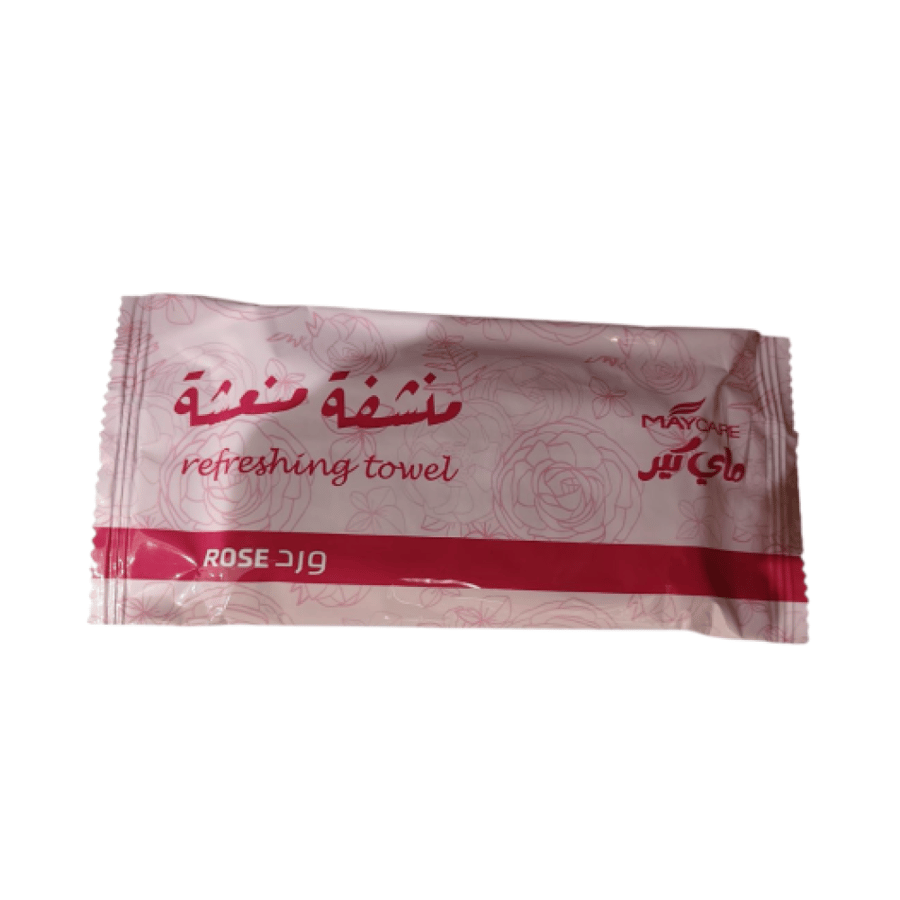 ماي كير منشفة منعشه برائحة الورد