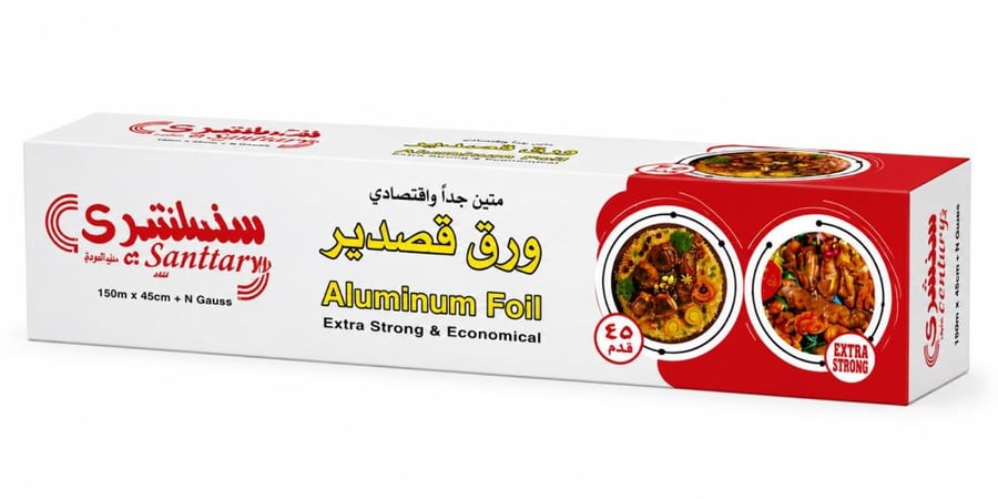 ورق قصدير رول سنشري 45 سم