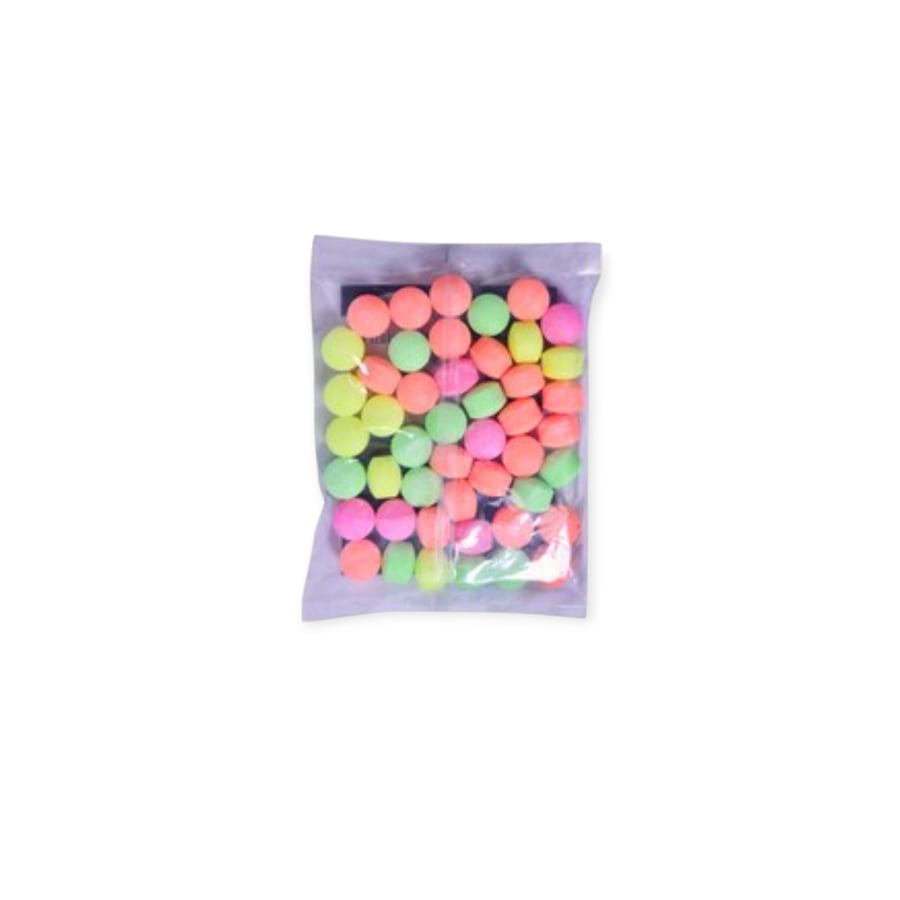 Colorful scented mothballs for the bathroom