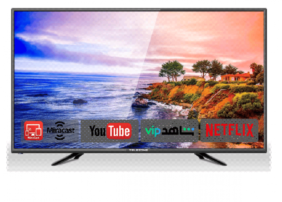 شاشة تيلزون 55 بوصة سمارت 4K اندرويد 15