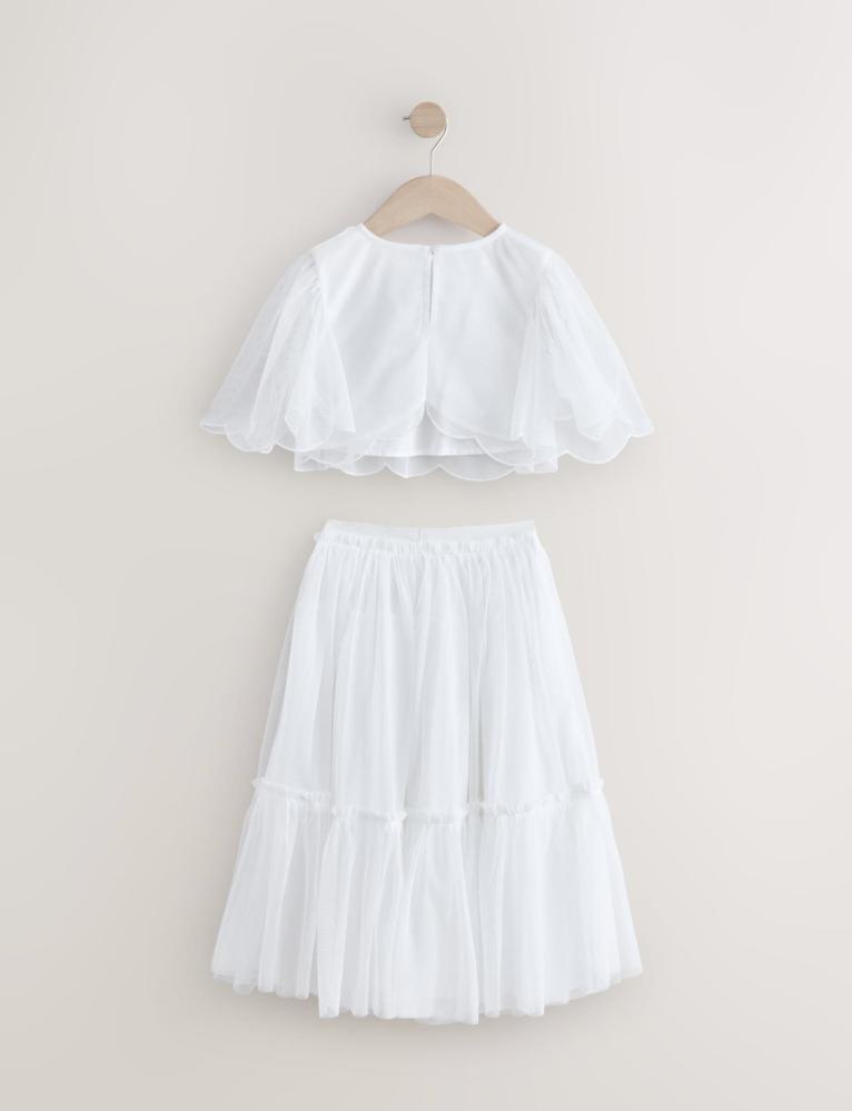 WHITE PRINT SET size 16 years