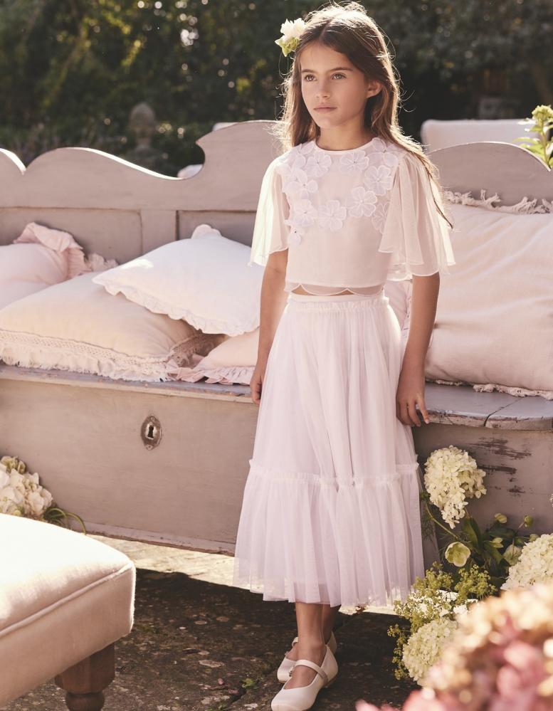 WHITE PRINT SET size 16 years
