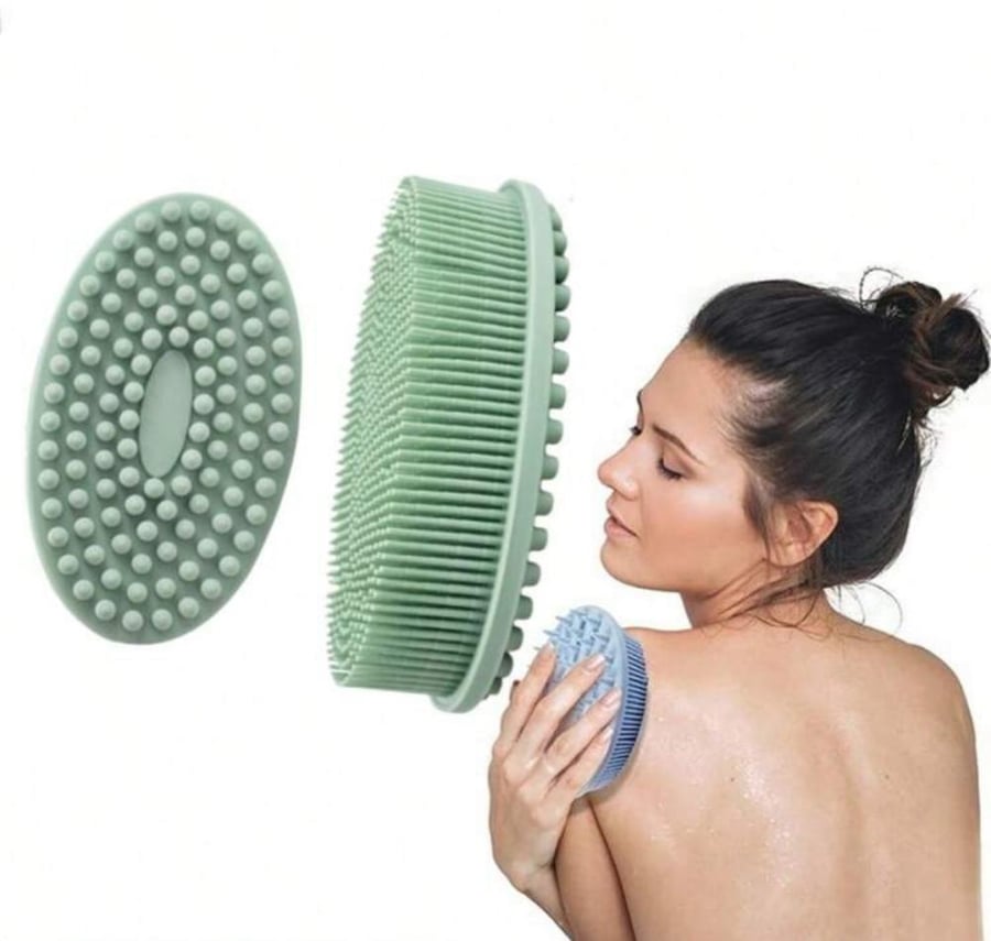 Silicon cleaning brush