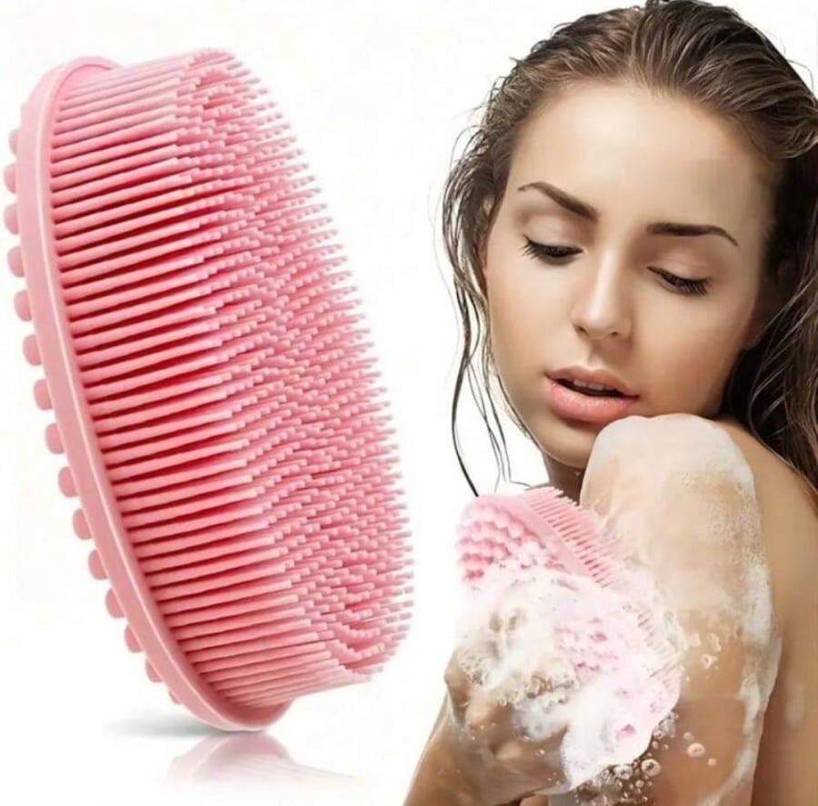 Silicon cleaning brush
