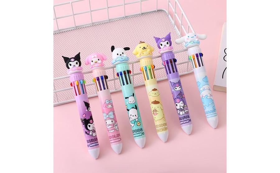 Kitty Cat 10-in-1 Multicolor Ballpoint Pen