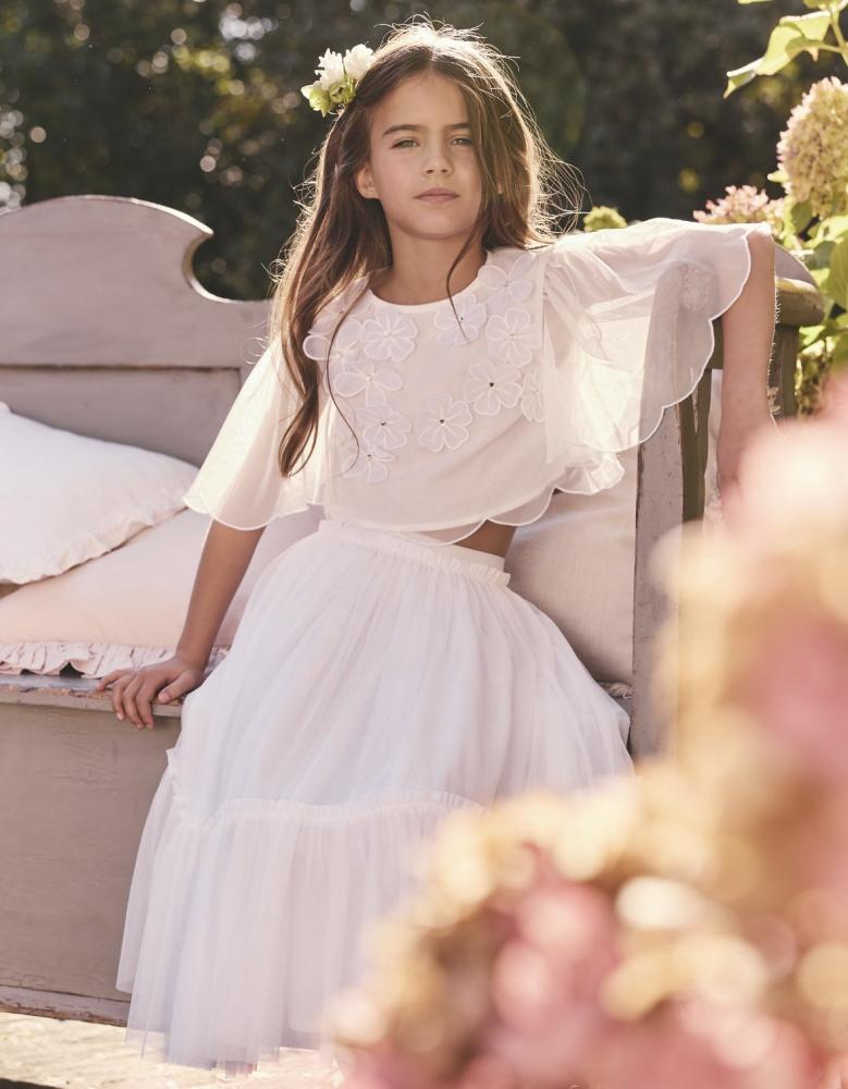 WHITE PRINT SET size 16 years