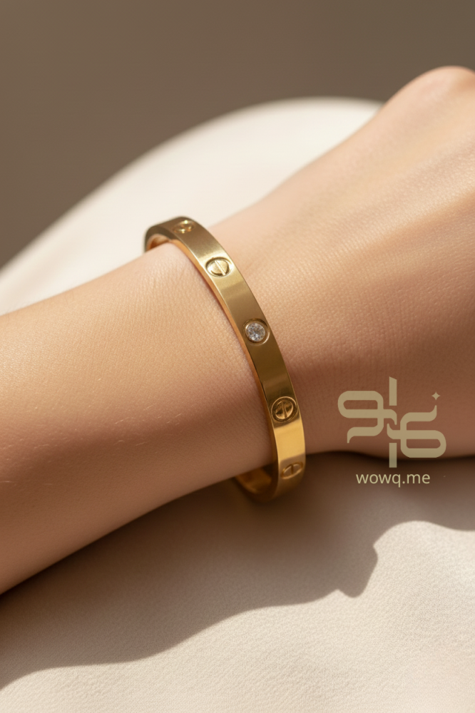 هدية فاخرة بكج 3 اساور + 3 خواتم + ساعة