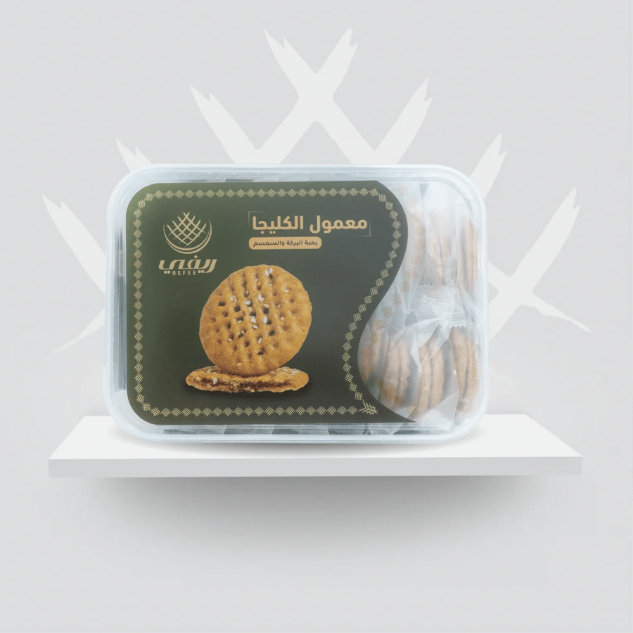 Maamoul Kleeja with sesame and sesame seed (Bar) with date filling 500 grams