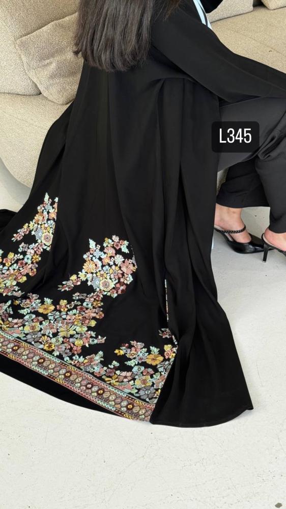 عباية كريب سبشل تطريز كمبيوتر قصة عادية ستريت