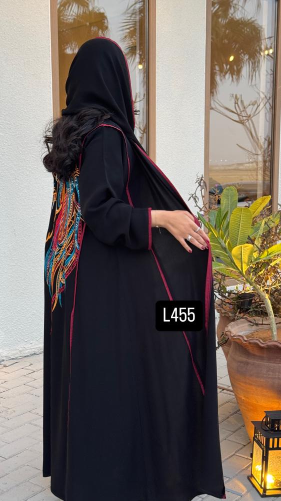عباية كريب سبشل تطريز كمبيوتر قصة عادية