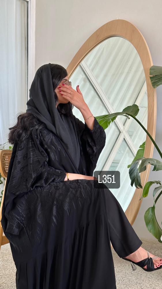 عباية شيفون تطريز كمبيوتر قصة بشت