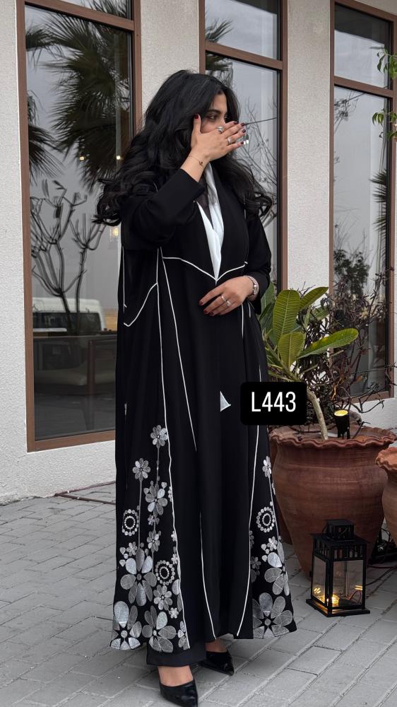 عباية كريب سبشل تطريز كمبيوتر قصة عادية
