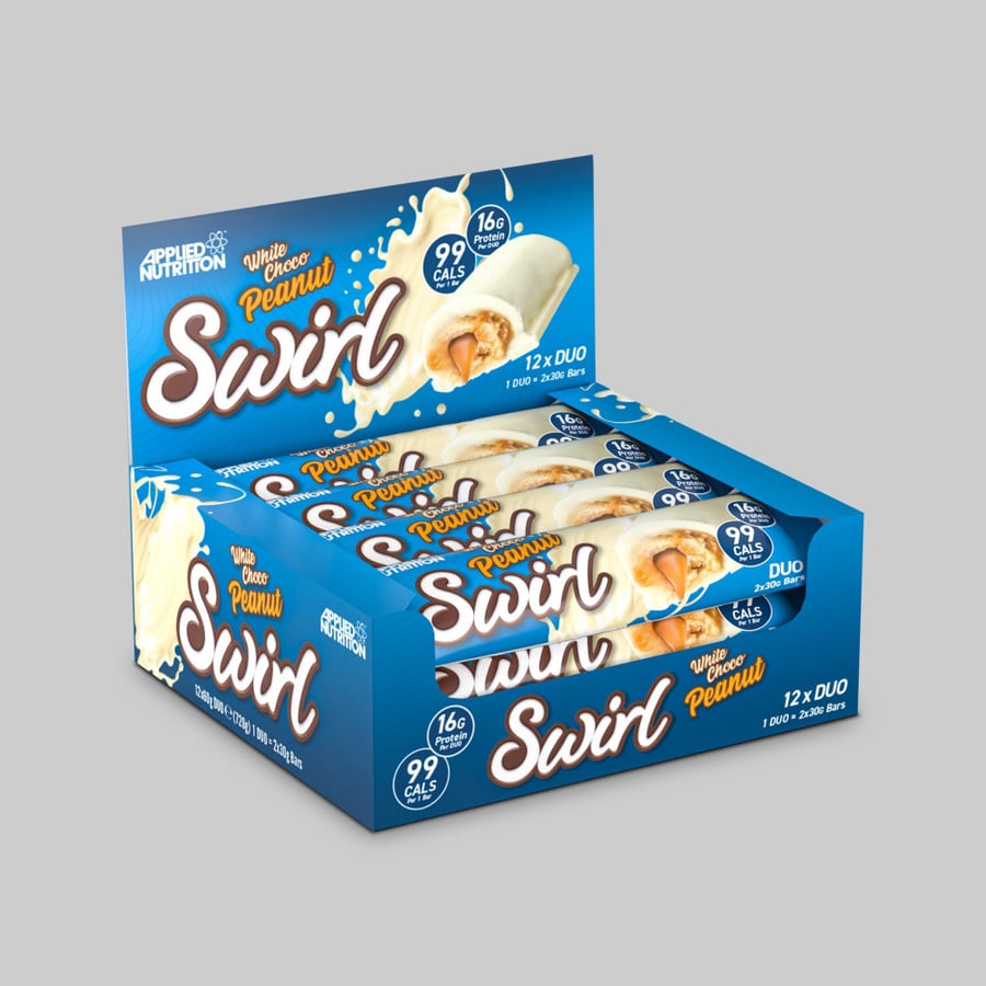 WHITE CHOCO PANUT بروتين بار ابلايد