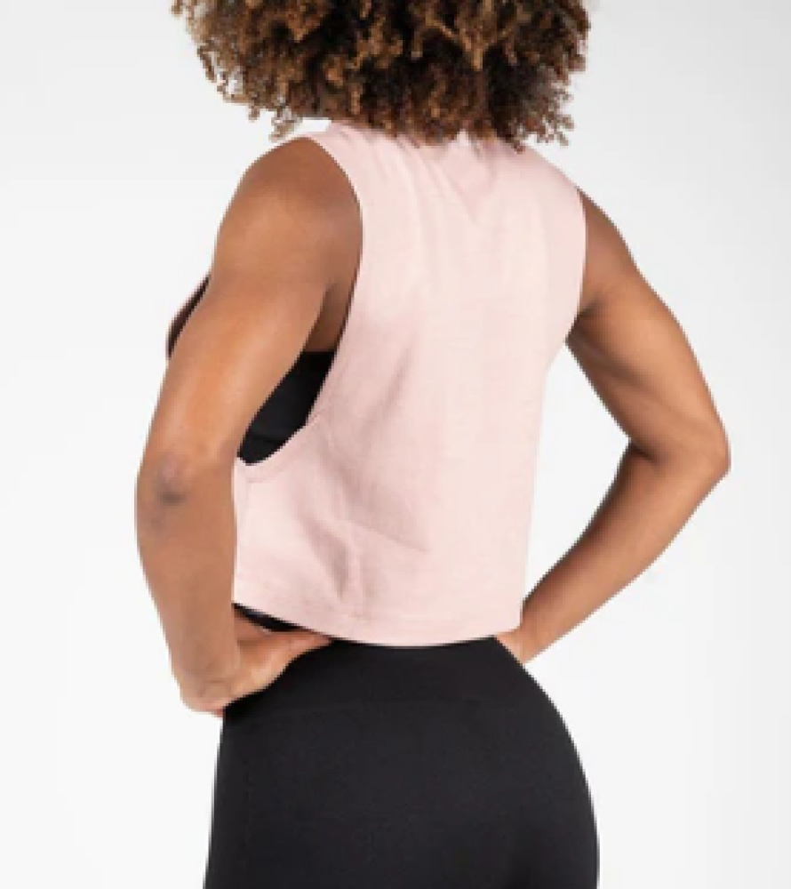 Gorilla Wear Addison Drop Armhole Tank Top - Pink