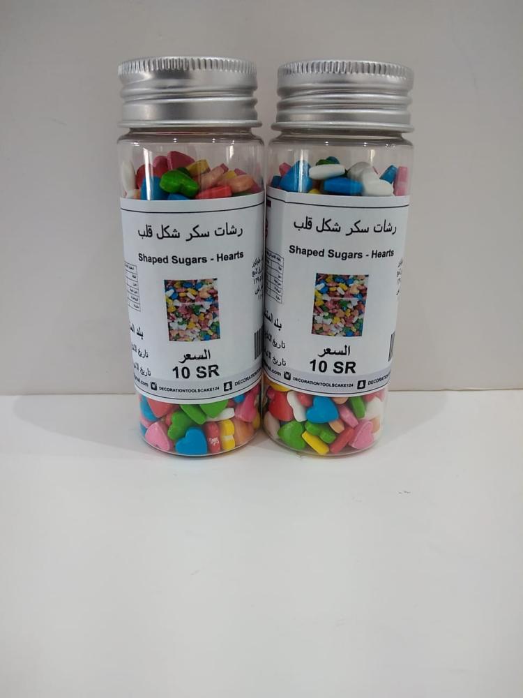 سكر أشكال قلوب