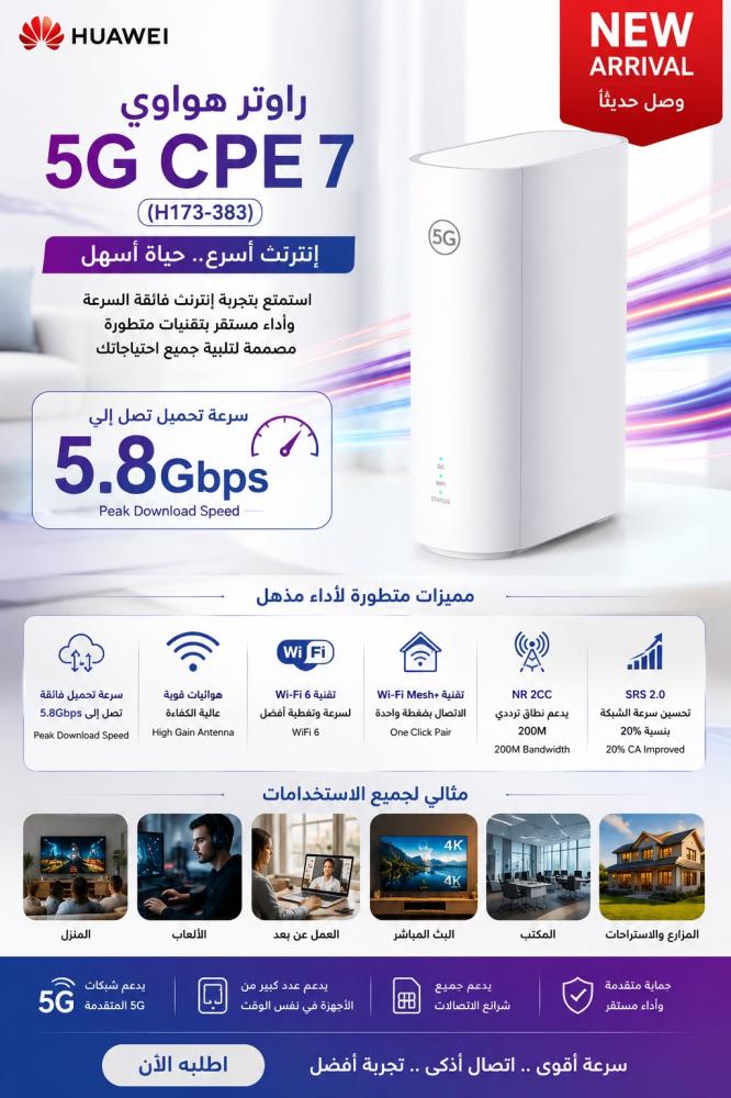 H173-383 5G CPE7 Router