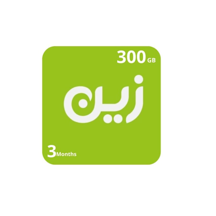 شريحة بيانات كويك نت300جيجا 3اشهر (زين)