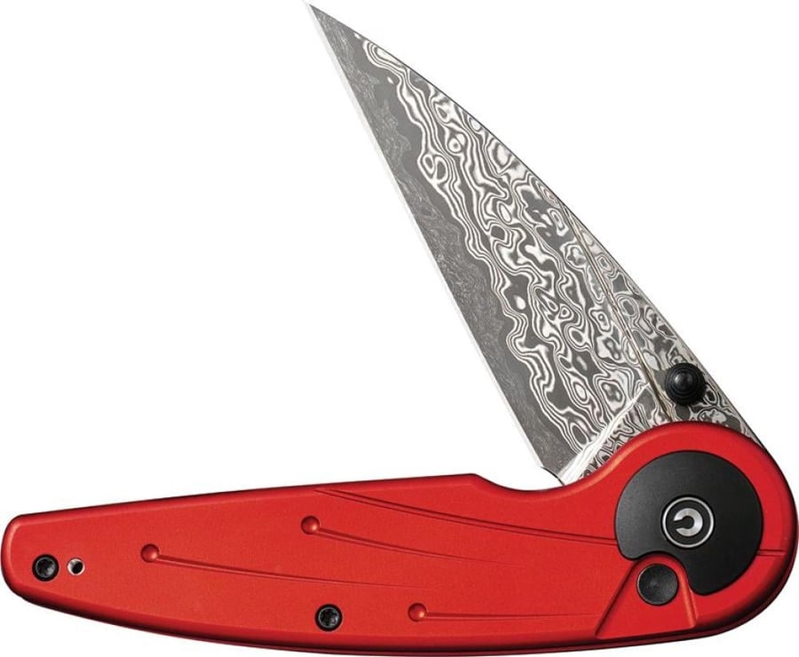 مطوى CIVIVI C23052-DS1 Starflare Button Lock Red