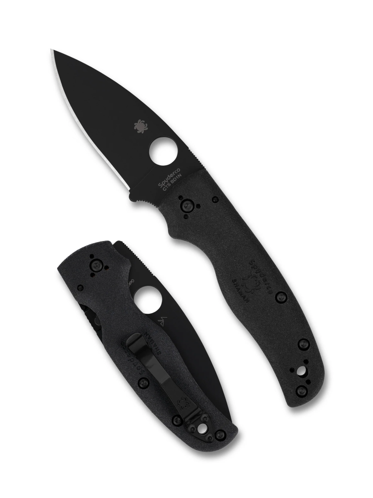 مطوى SPYDERCO C229PBBK Shaman Light Compres Lock