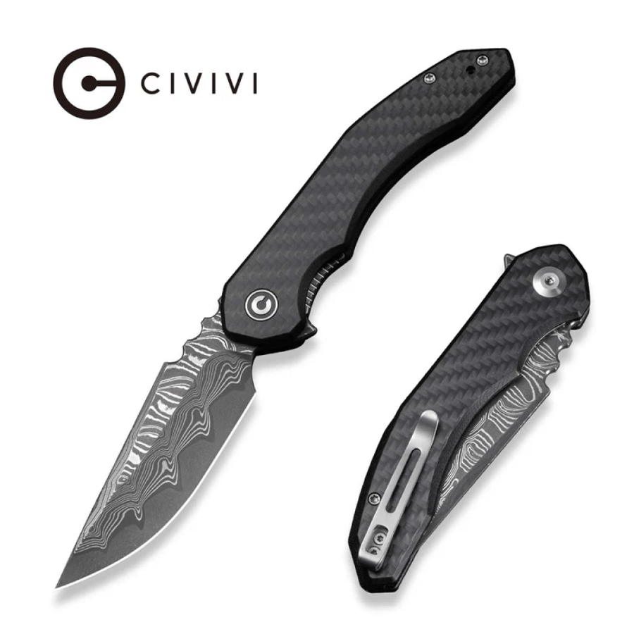 مطوى CIVIVI C23050-DS2 Bluetick Linerlock CF